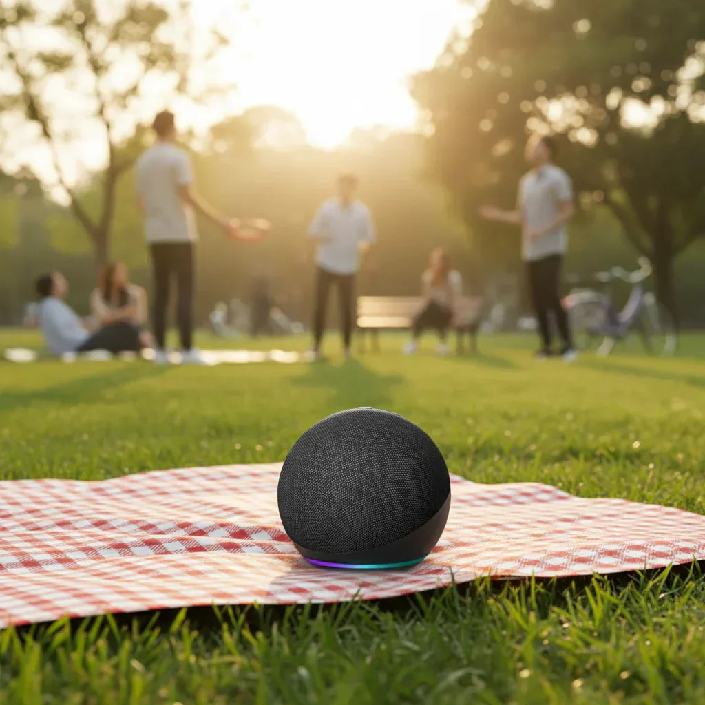 Haut-parleur Bluetooth Élégant - Son et Style en Plein Air